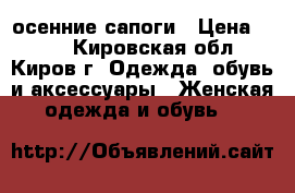 осенние сапоги › Цена ­ 300 - Кировская обл., Киров г. Одежда, обувь и аксессуары » Женская одежда и обувь   